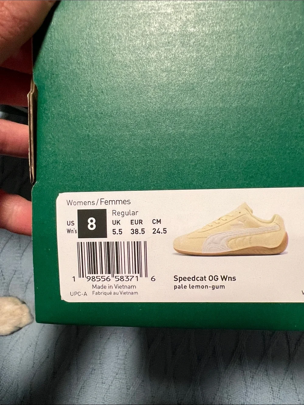 Puma Speedcat OG Yellow and White Classic Low-Top Sneaker